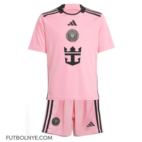 Camiseta Inter Miami Primera Equipación para niños 2024-25 manga corta (+ pantalones cortos)